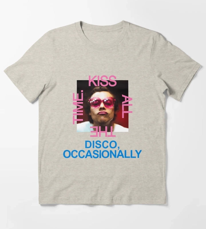 Kissy Face Disco T-Shirt Cream