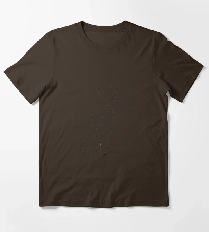 Knee Socks T-Shirt Brown