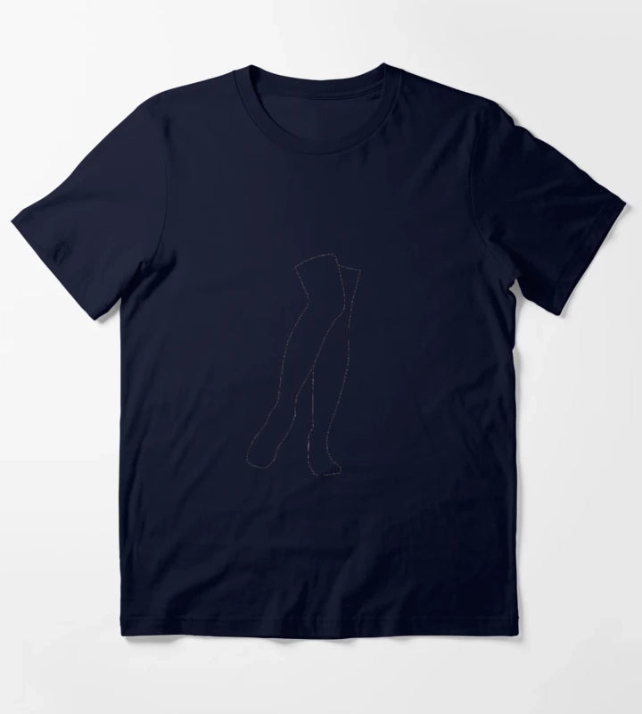 Knee Socks T-Shirt Navy
