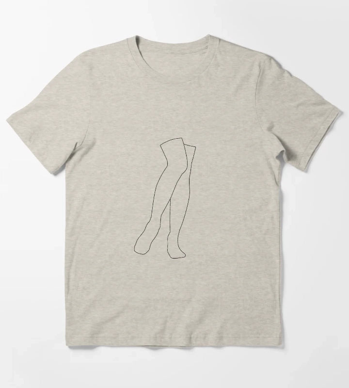 Knee Socks T-Shirt Cream