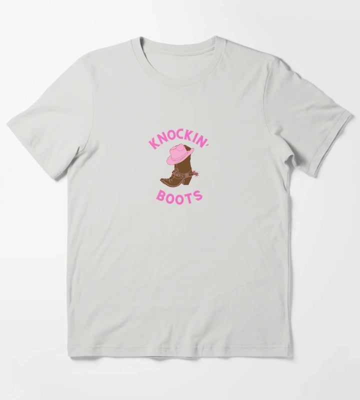 Knockin Boots T-Shirt Light Grey