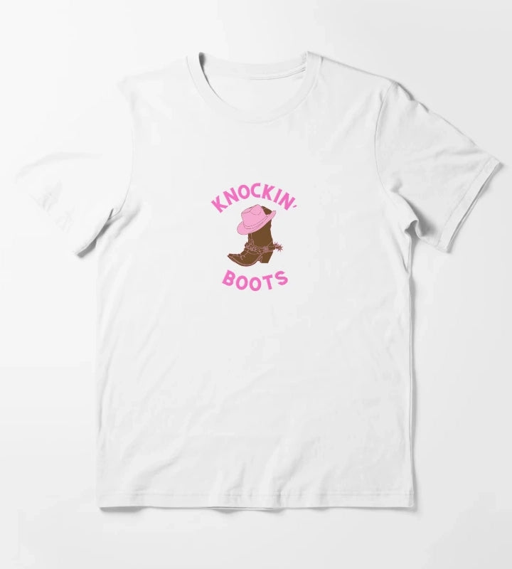 Knockin Boots T-Shirt White