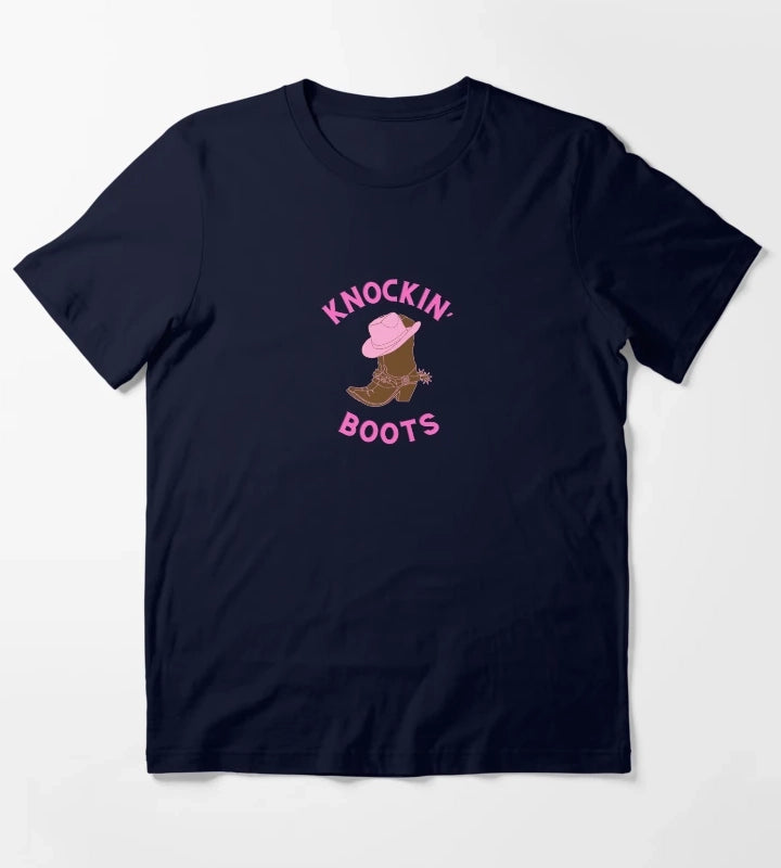 Knockin Boots T-Shirt Navy