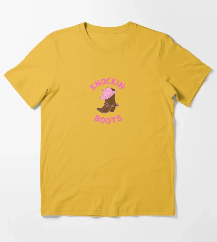 Knockin Boots T-Shirt Yellow