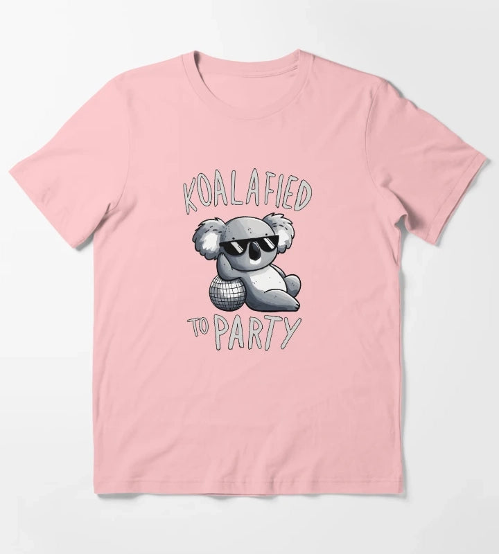 Koalified to Party Disco Koala T-Shirt Dark Grey