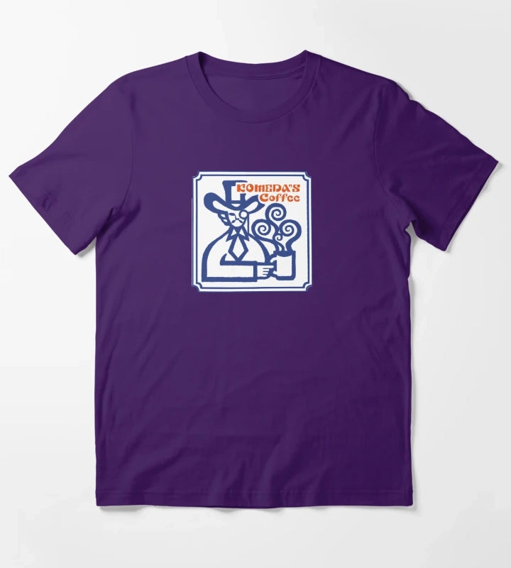 Komeda Coffee Logo T-Shirt Purple
