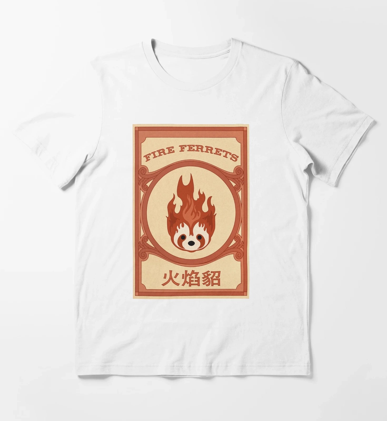 Korra Fire Ferrets Pro Bending Poster T-Shirt White