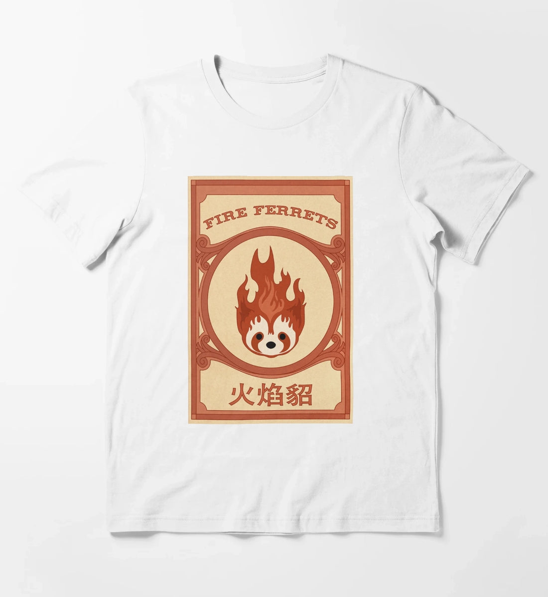 Korra Fire Ferrets Pro Bending Poster T-Shirt White