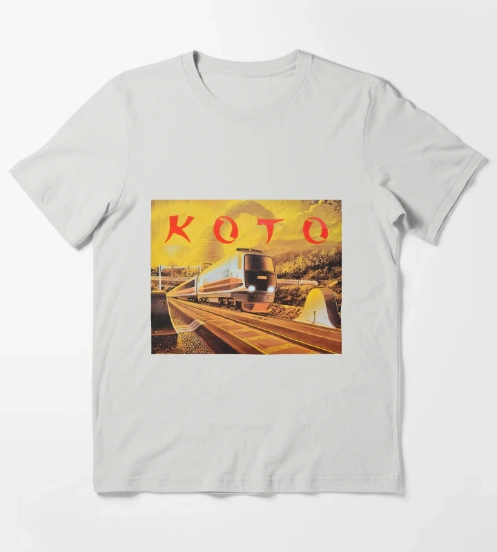 Koto Japanese War Game T-Shirt Light Grey