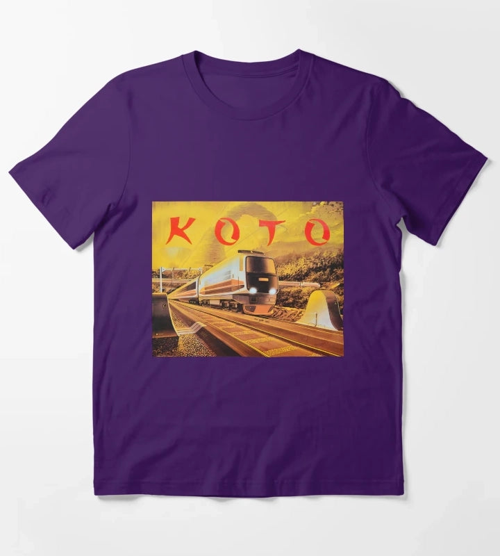 Koto Japanese War Game T-Shirt Purple