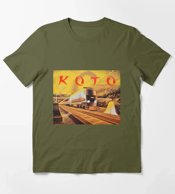 Koto Japanese War Game T-Shirt Olive Green