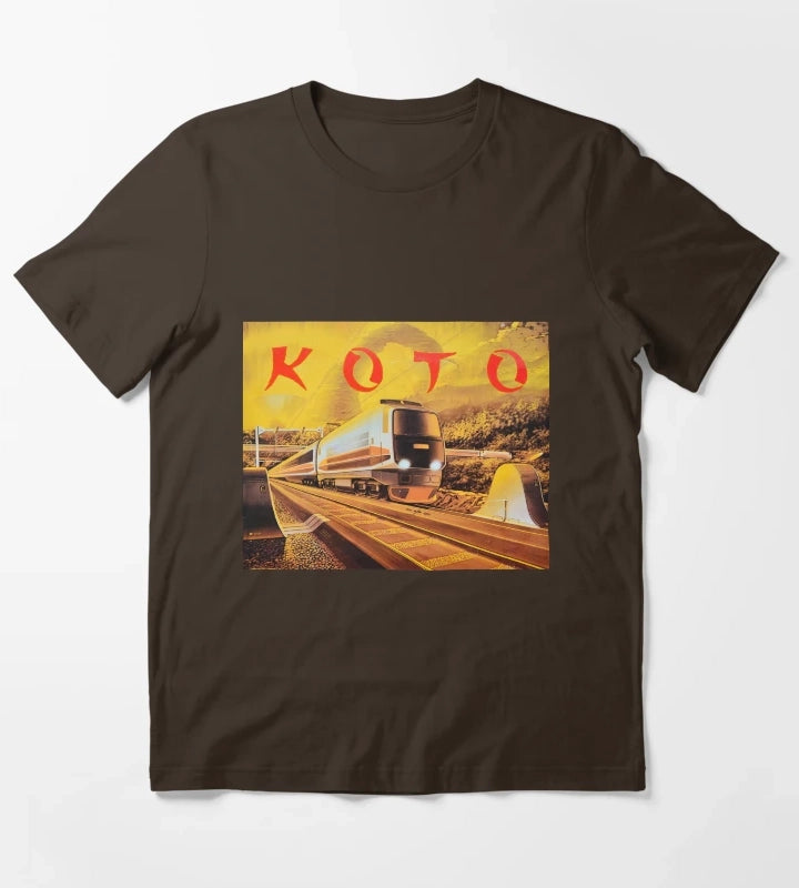 Koto Japanese War Game T-Shirt Brown