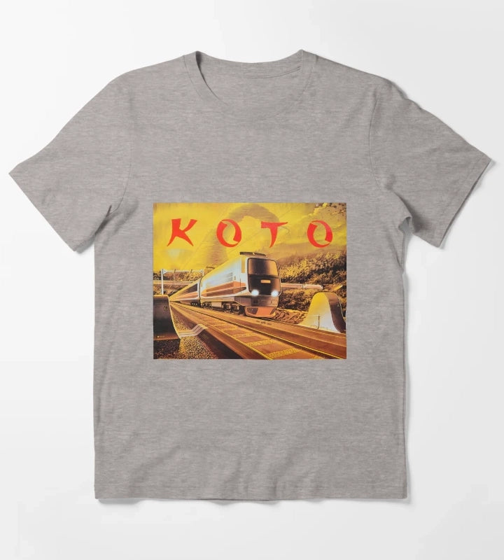 Koto Japanese War Game T-Shirt Heather Grey