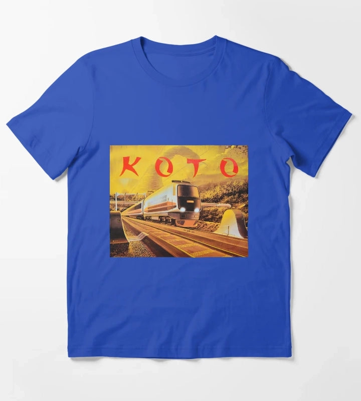 Koto Japanese War Game T-Shirt Blue