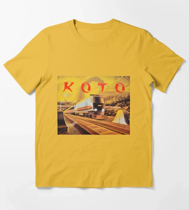 Koto Japanese War Game T-Shirt Yellow