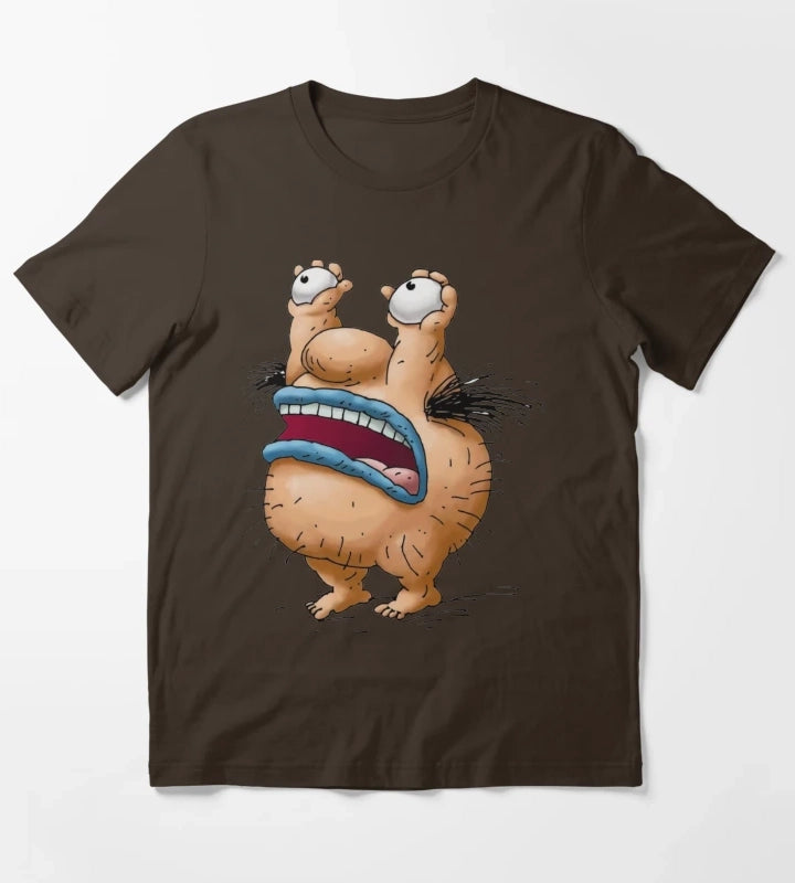 Krumm Aaahhh Real Monsters T-Shirt Brown