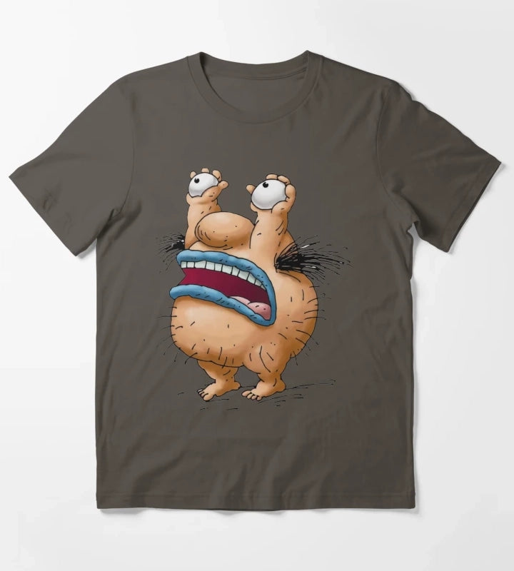 Krumm Aaahhh Real Monsters T-Shirt Dark Grey