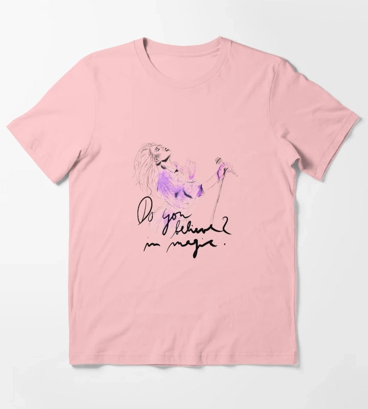 Kylie Minogue Disco Magic sketch T-Shirt Dark Grey