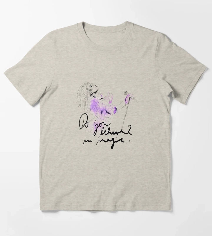 Kylie Minogue Disco Magic sketch T-Shirt Cream