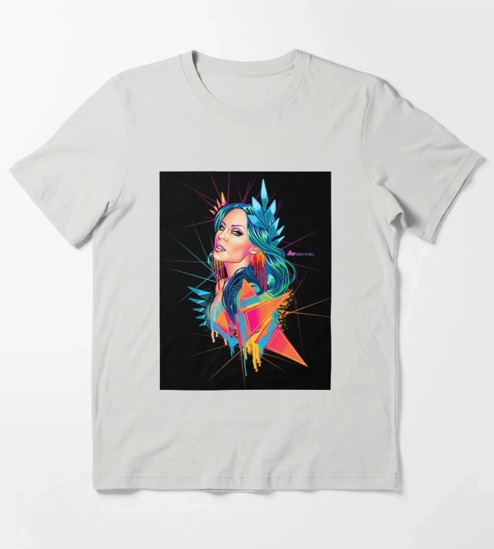 Kylie Minogue Neon Goddess T-Shirt Light Grey