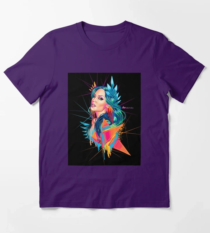 Kylie Minogue Neon Goddess T-Shirt Purple