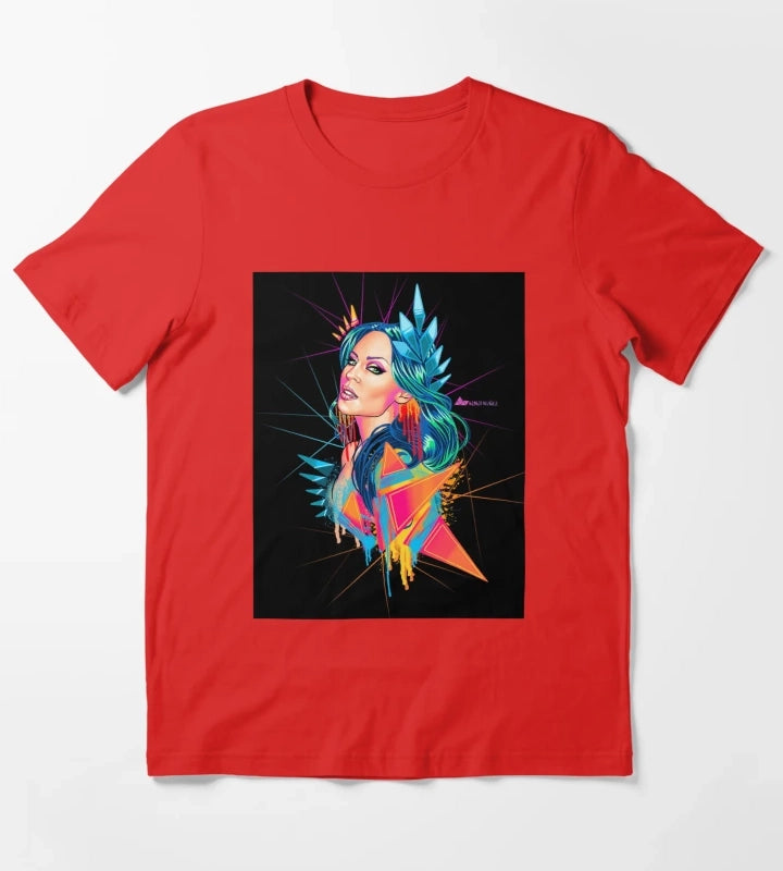 Kylie Minogue Neon Goddess T-Shirt Red