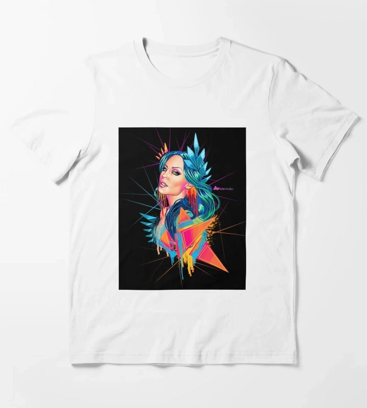 Kylie Minogue Neon Goddess T-Shirt White