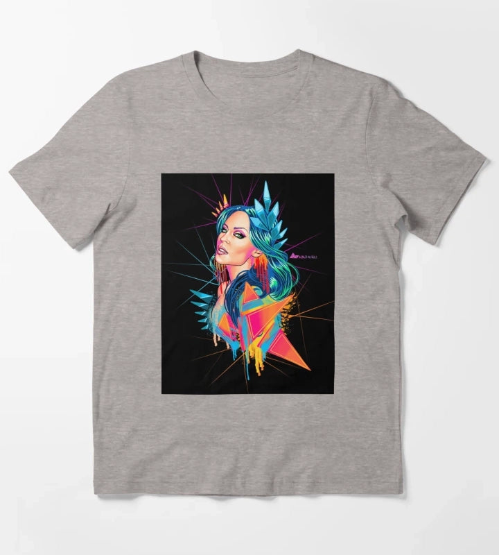 Kylie Minogue Neon Goddess T-Shirt Heather Grey