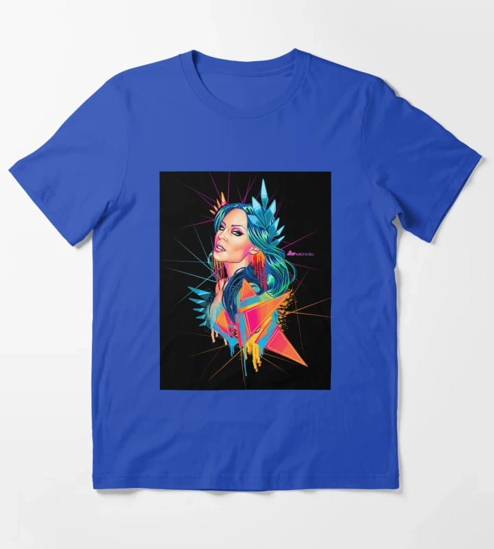 Kylie Minogue Neon Goddess T-Shirt Blue