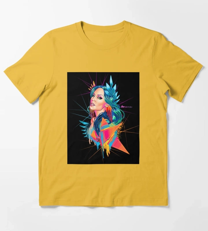 Kylie Minogue Neon Goddess T-Shirt Yellow