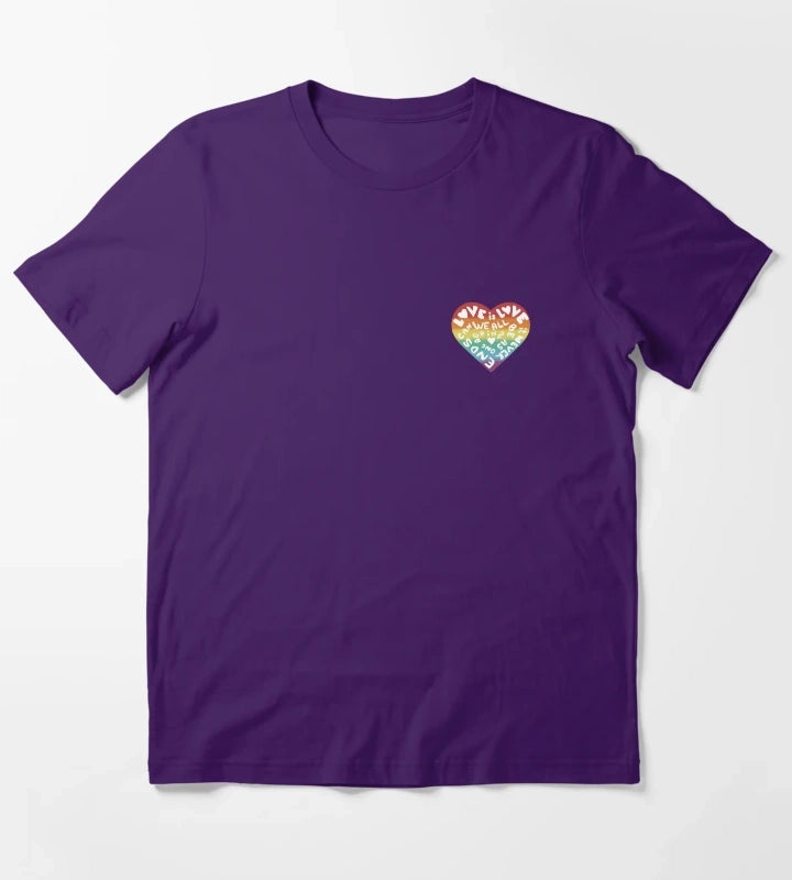 Kylie Minogue Pride Disco Say something heart T-Shirt Purple