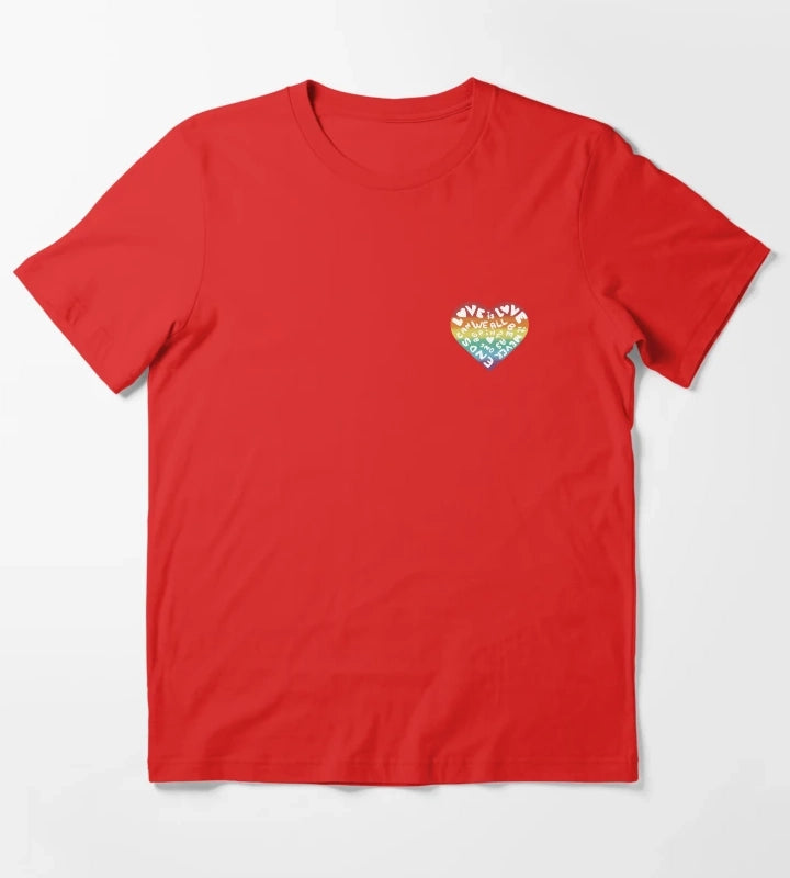 Kylie Minogue Pride Disco Say something heart T-Shirt Red