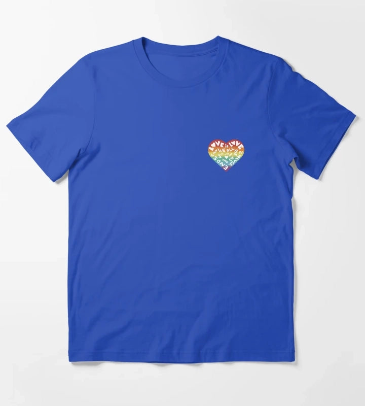 Kylie Minogue Pride Disco Say something heart T-Shirt Blue