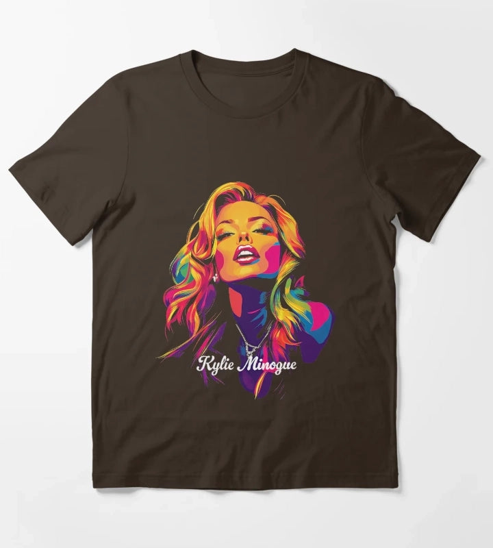 Kylie Minogue Retro Vintage For Concert Goers Gift For Fans Who Love Live Music Legends T-Shirt Brown