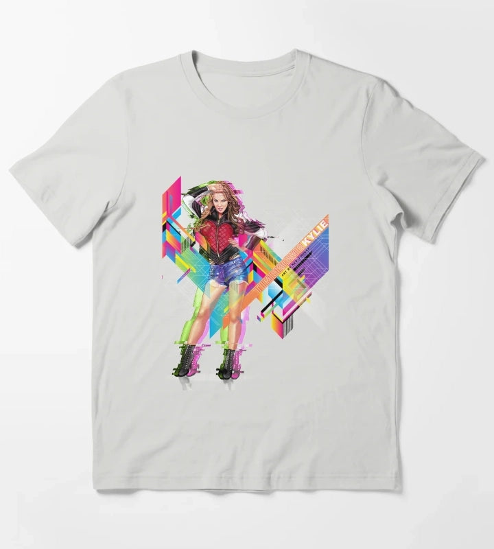 Kylie Minogue Time Bomb T-Shirt Light Grey