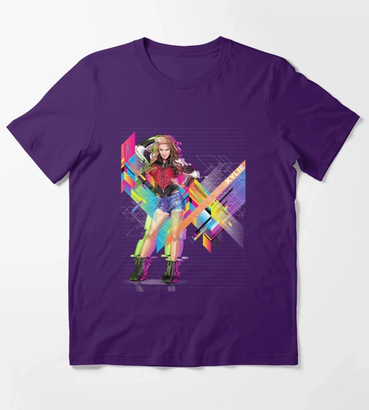 Kylie Minogue Time Bomb T-Shirt Purple