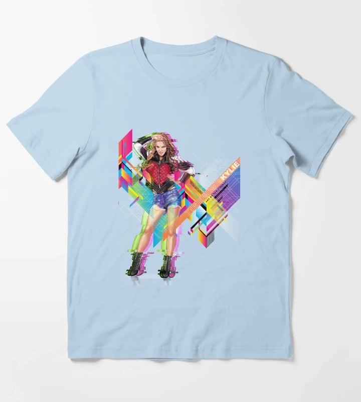 Kylie Minogue Time Bomb T-Shirt Sky Blue