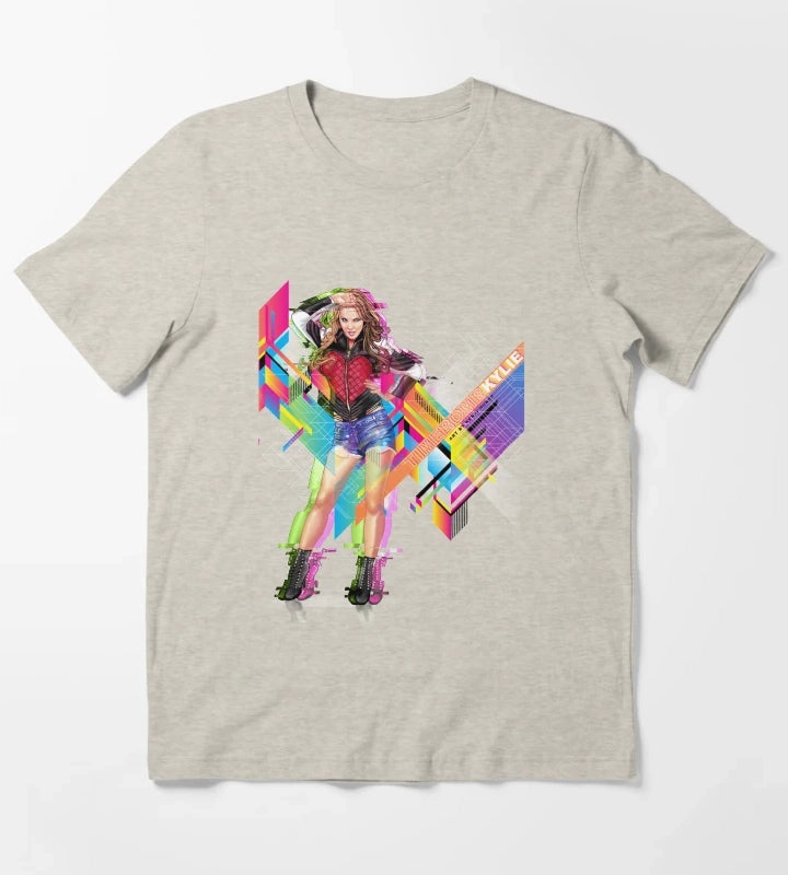 Kylie Minogue Time Bomb T-Shirt Cream