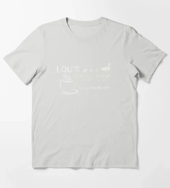 LOUS COFFEE SHOP Fargo T-Shirt Light Grey