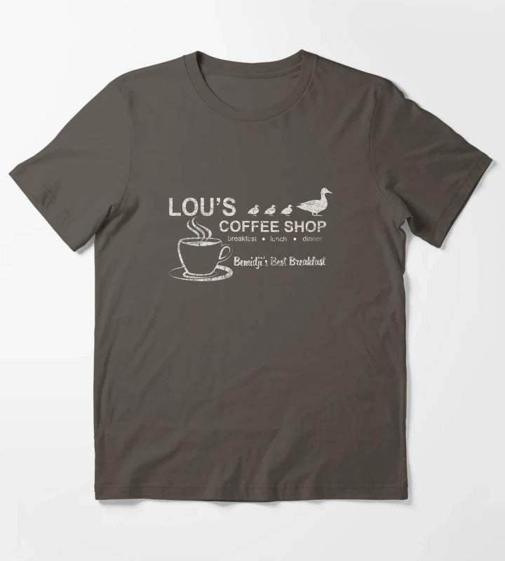 LOUS COFFEE SHOP Fargo T-Shirt Dark Grey