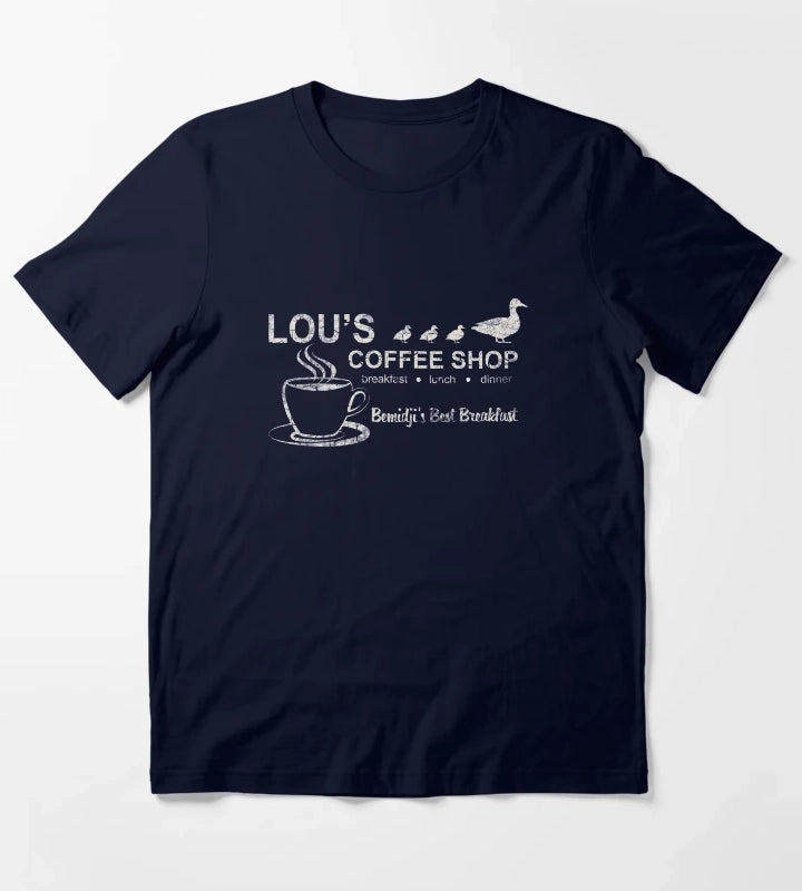 LOUS COFFEE SHOP Fargo T-Shirt Navy
