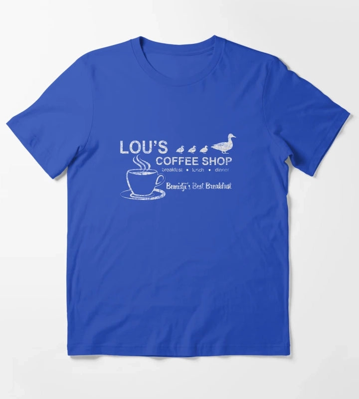 LOUS COFFEE SHOP Fargo T-Shirt Blue