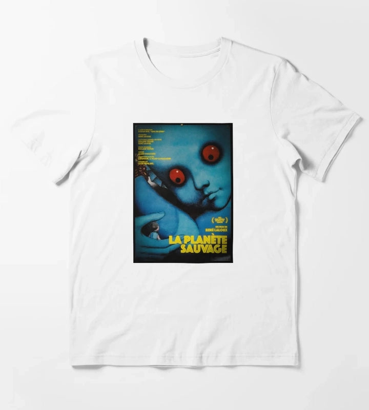 La Planete Sauvage Fantastic Planet Movie Poster 1973 T-Shirt White