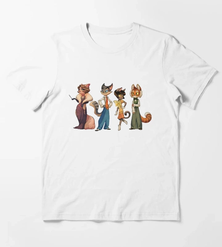 Lackadaisy Cats T-Shirt White