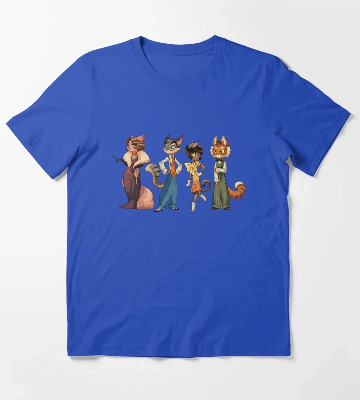 Lackadaisy Cats T-Shirt Blue
