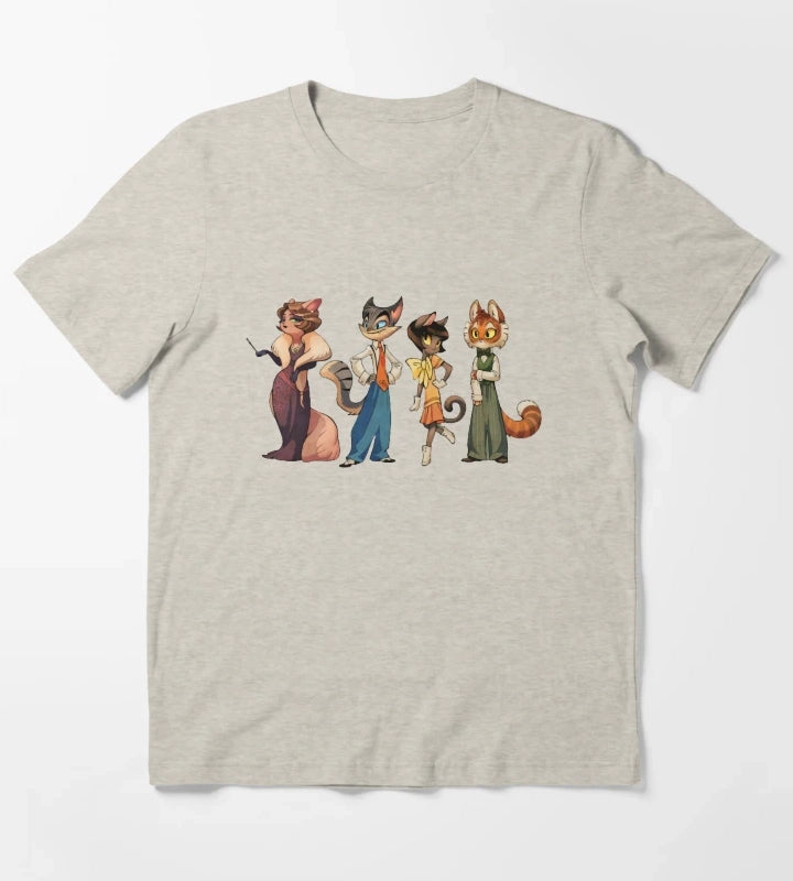 Lackadaisy Cats T-Shirt Cream