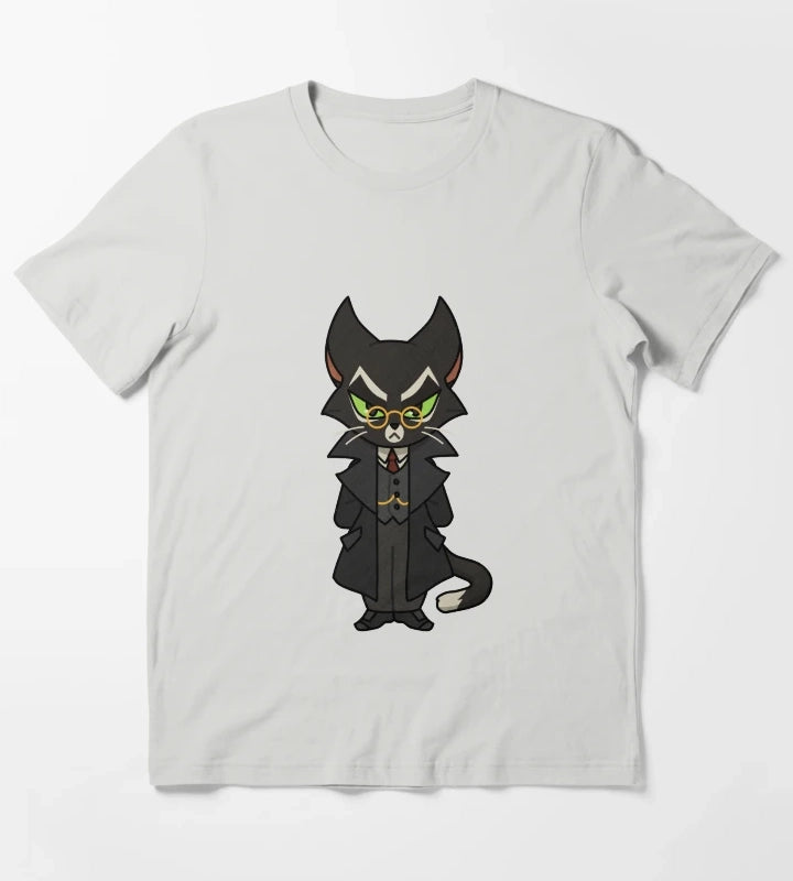 Lackadaisy Mordecai T-Shirt Light Grey