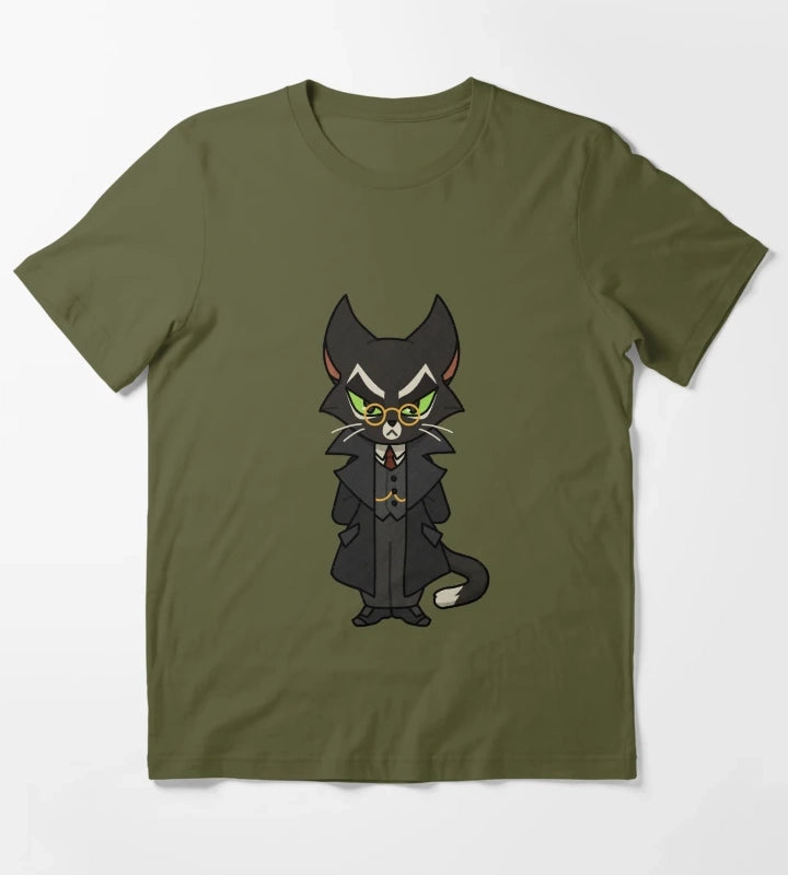 Lackadaisy Mordecai T-Shirt Olive Green