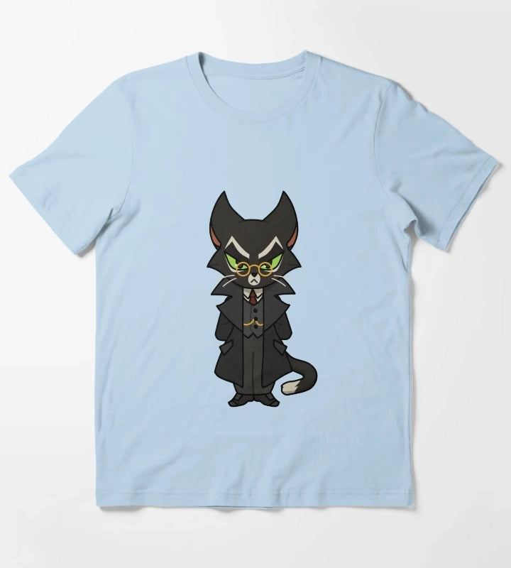 Lackadaisy Mordecai T-Shirt Sky Blue