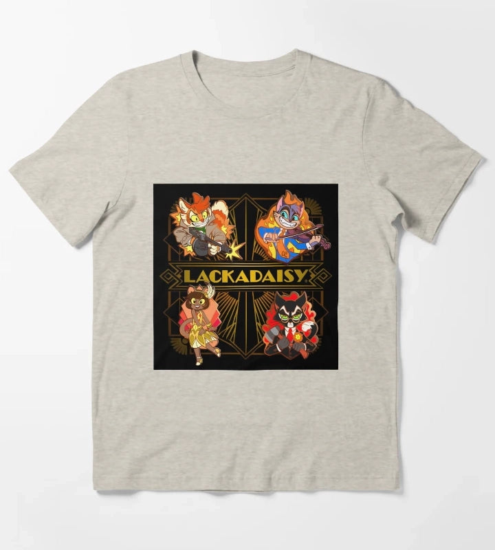 Lackadaisy Set Pin T-Shirt Cream